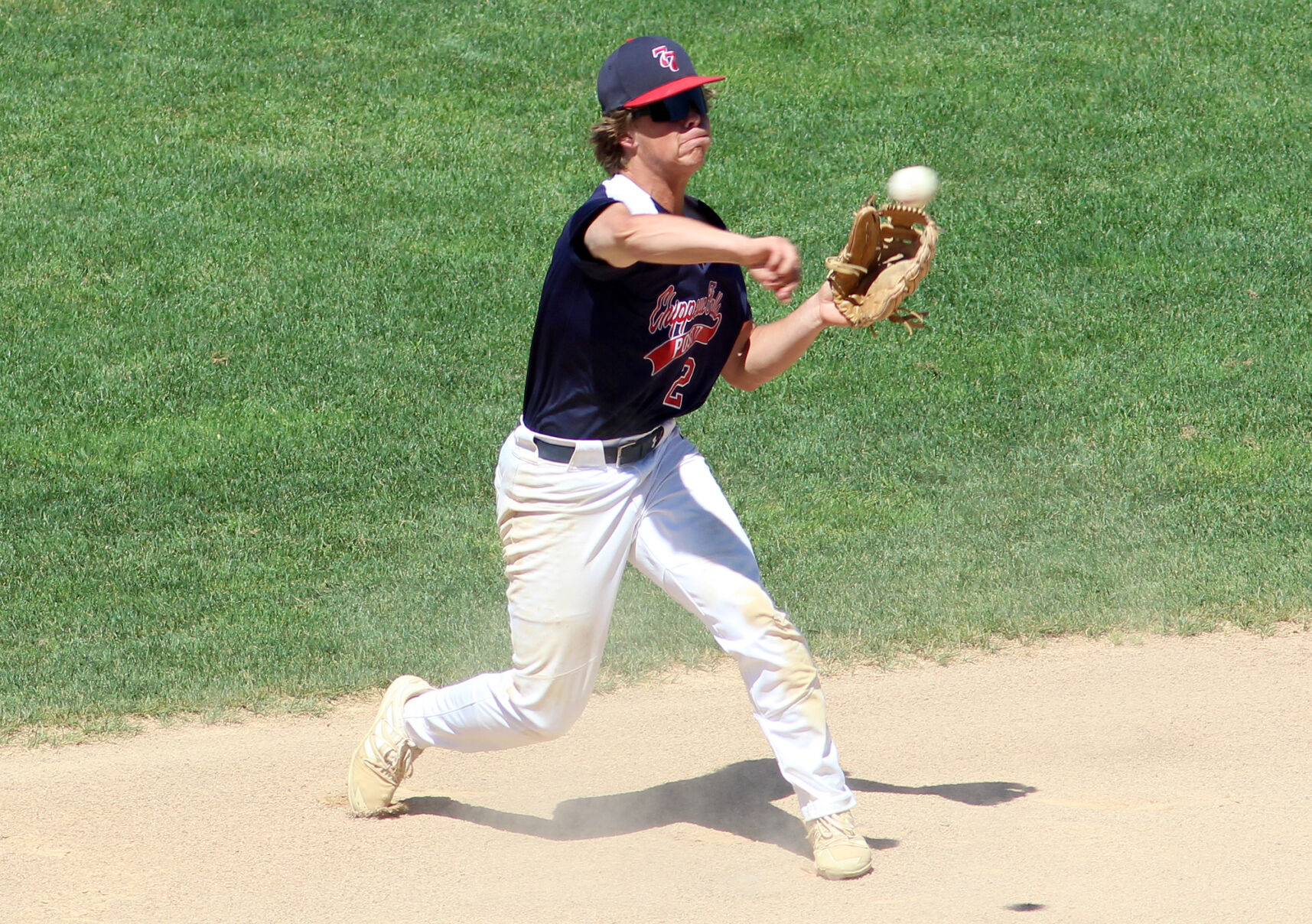 Chippewa Falls Post 77 senior legion baseball at Eau Claire Pizza Hut Post 53 7-21-22